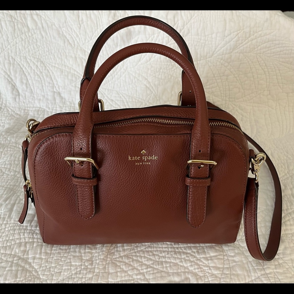 Kate spade cognac bag